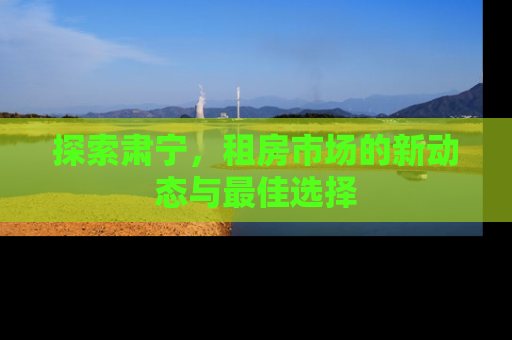 探索肃宁,租房市场的新动态与最佳选择 探索肃宁,租房市场的新动态与最佳选择