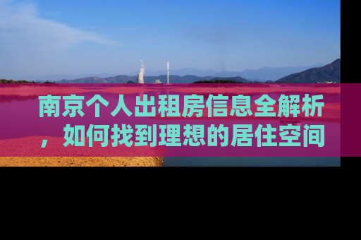南京个人出租房信息全解析,如何找到理想的居住空间 南京个人出租房信息全解析,如何找到理想的居住空间