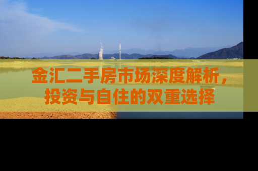 金汇二手房市场深度解析，投资与自住的双重选择