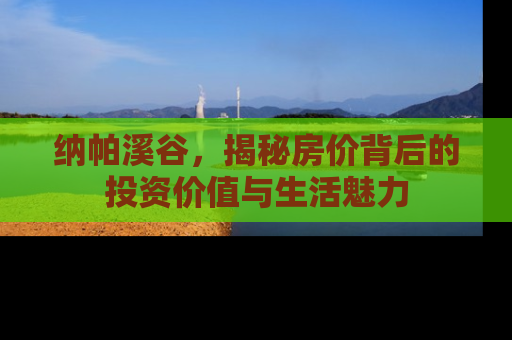 纳帕溪谷，揭秘房价背后的投资价值与生活魅力