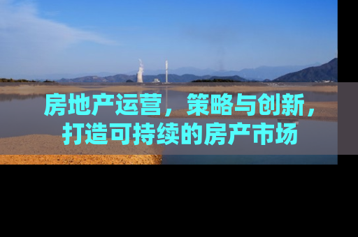 房地产运营，策略与创新，打造可持续的房产市场