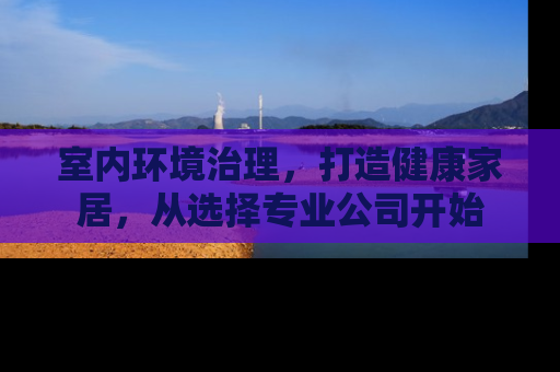 室内环境治理，打造健康家居，从选择专业公司开始