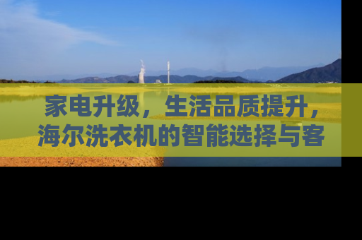 家电升级，生活品质提升，海尔洗衣机的智能选择与客户服务